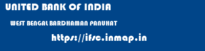 UNITED BANK OF INDIA  WEST BENGAL BARDHAMAN PANUHAT   ifsc code